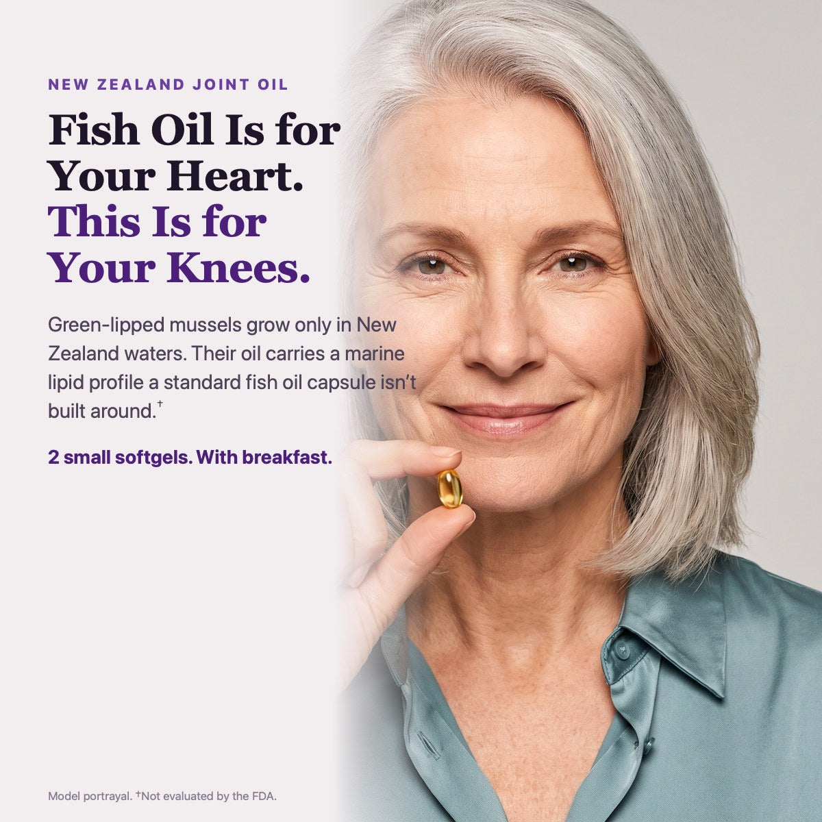 Fish oil is for your heart. This is for your knees.